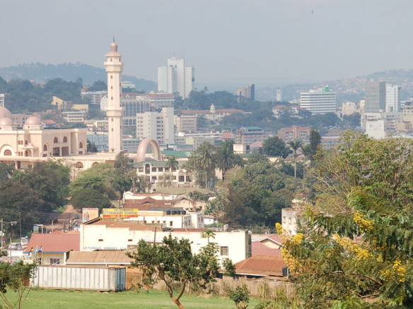 aereal view of Kampala