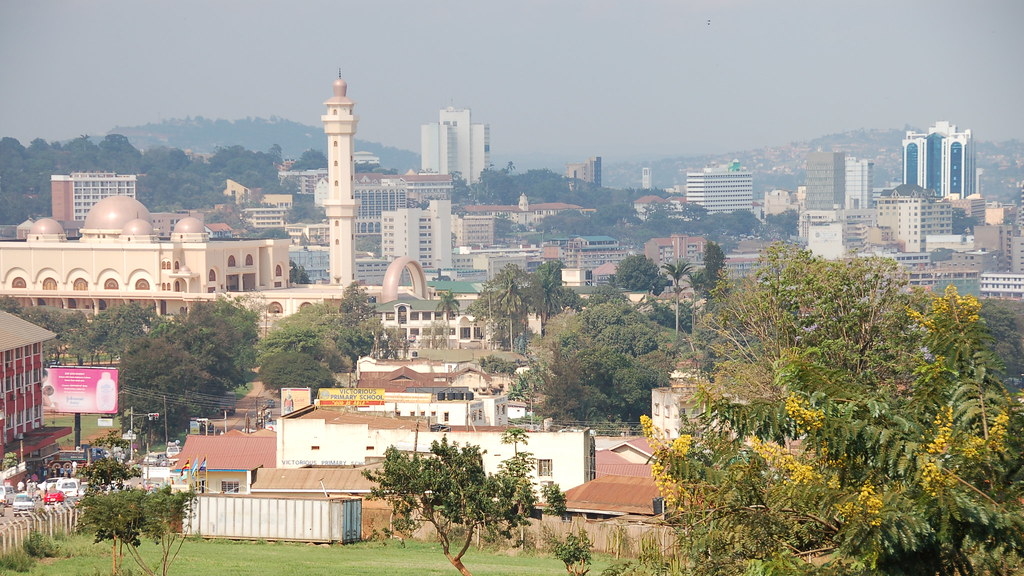 aereal view of Kampala